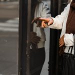 Gleaning fashion inspiration while window shopping